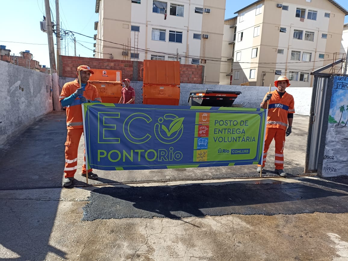 Comlurb inaugura ecoponto de Manguinhos - Prefeitura da Cidade do Rio de Janeiro