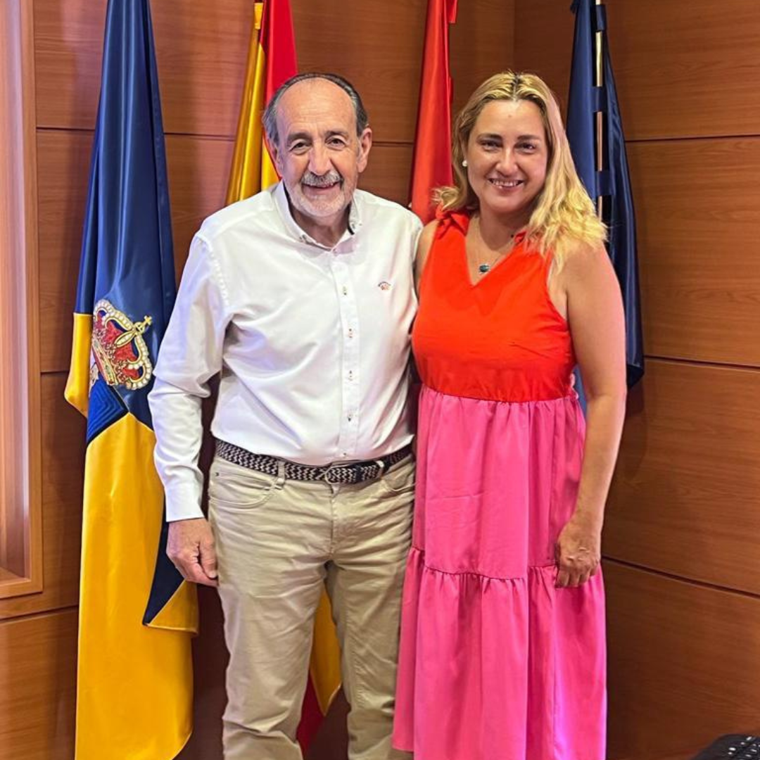 La alcaldesa de Torrelodones se reúne con el presidente de la Federación Madrileña de Fútbol