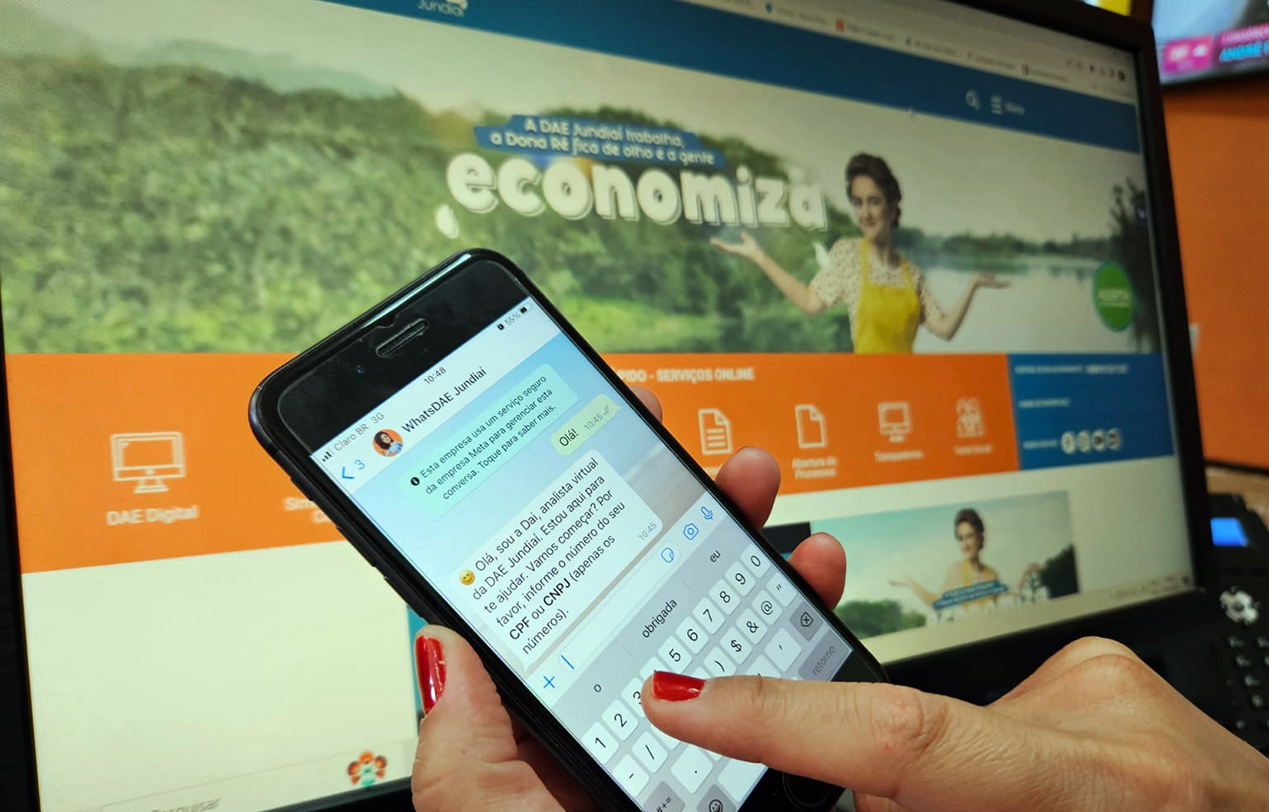 DAE Jundiaí cria WhatsApp para atendimento a clientes