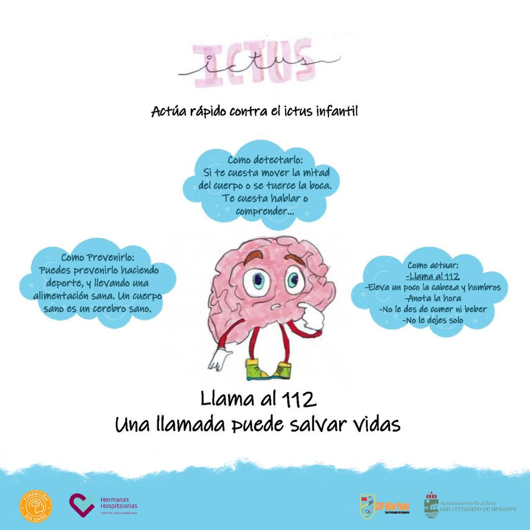 El Ayuntamiento de San Fernando de Henares pone en marcha una campaña sobre el ictus pediátrico