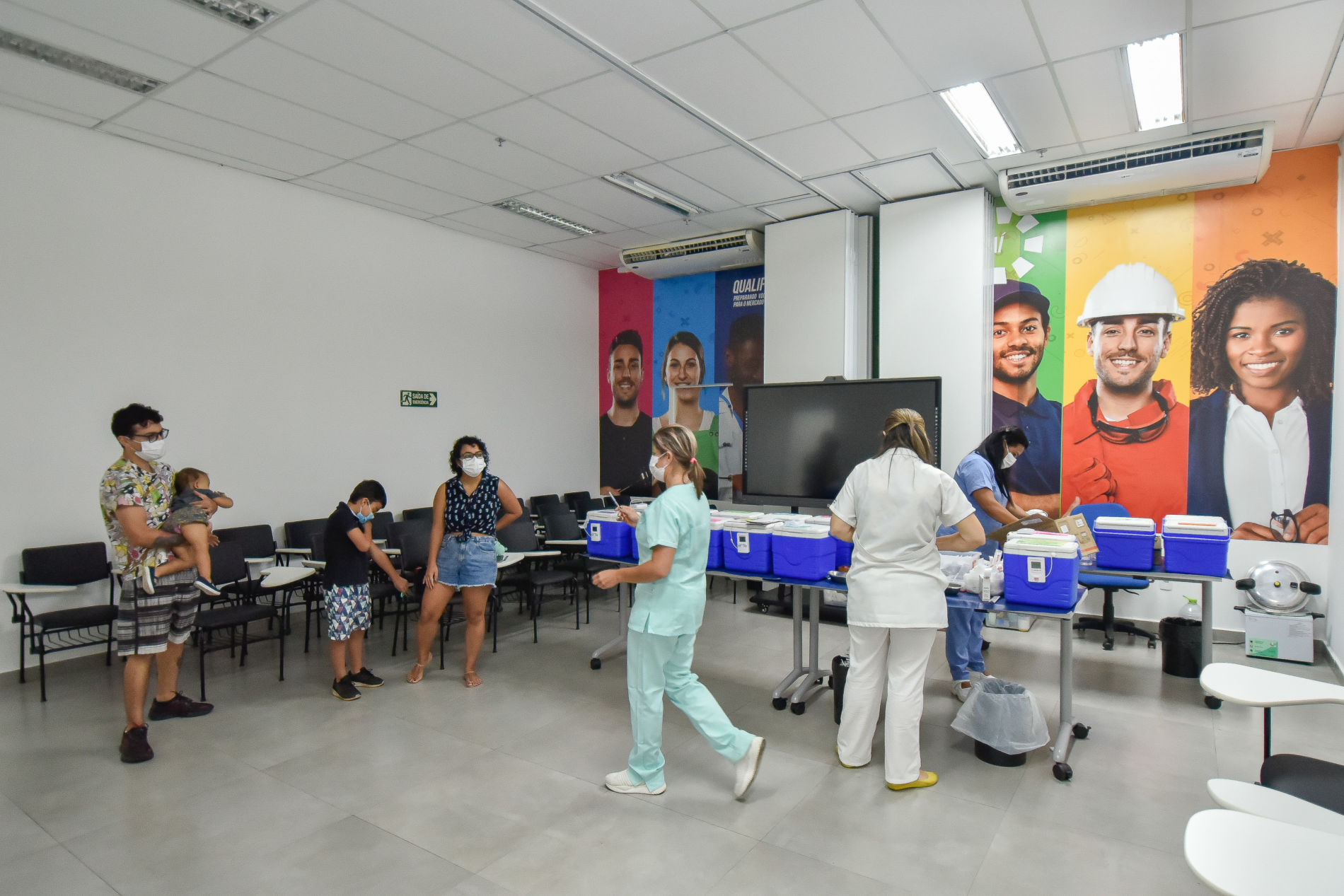 Espaço Jundiaí Empreendedora recebe vacinação, neste sábado (05)
