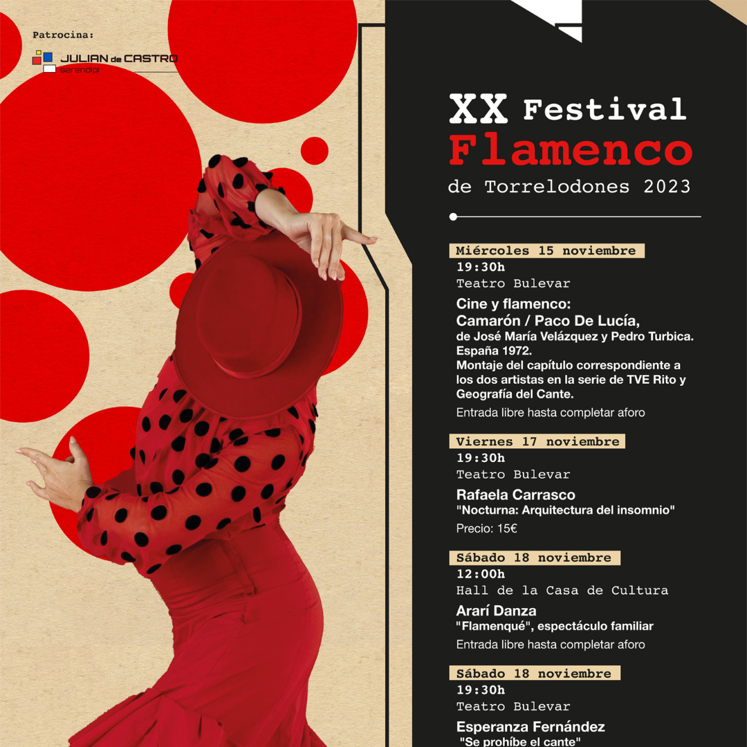 XX FESTIVAL FLAMENCO DE TORRELODONES: UN REFERENTE DEL CANTE, EL BAILE Y LA GUITARRA