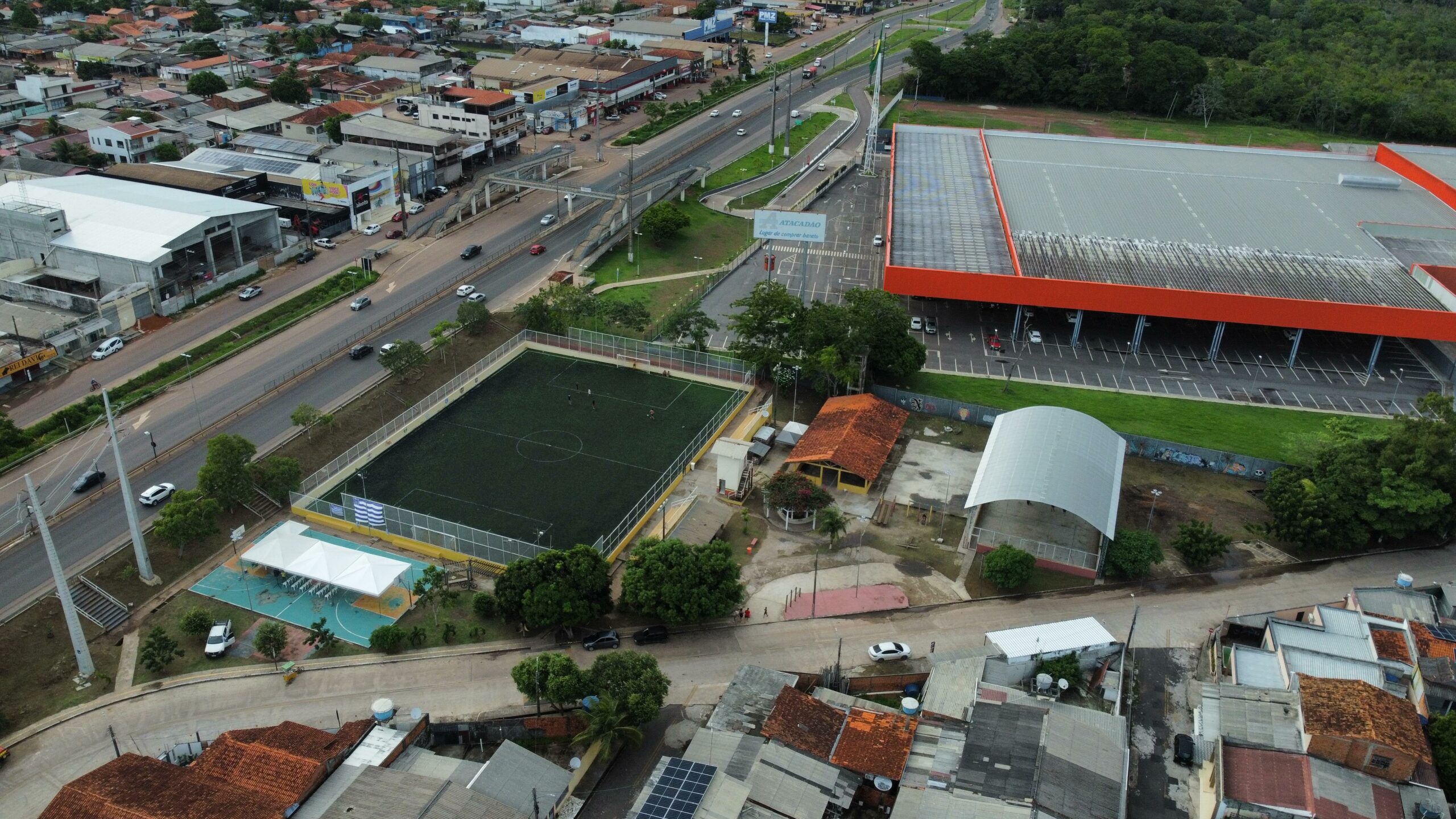 Prefeito de Macapá, Dr. Furlan, assina Ordem de Serviço para revitalização de praça e construção do Espaço Família, no bairro Boné Azul