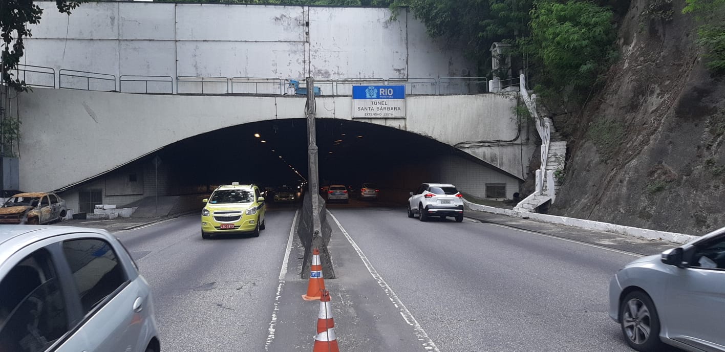 Túnel Santa Bárbara será interditado nesta quinta-feira para obras de revitalização - Prefeitura da Cidade do Rio de Janeiro