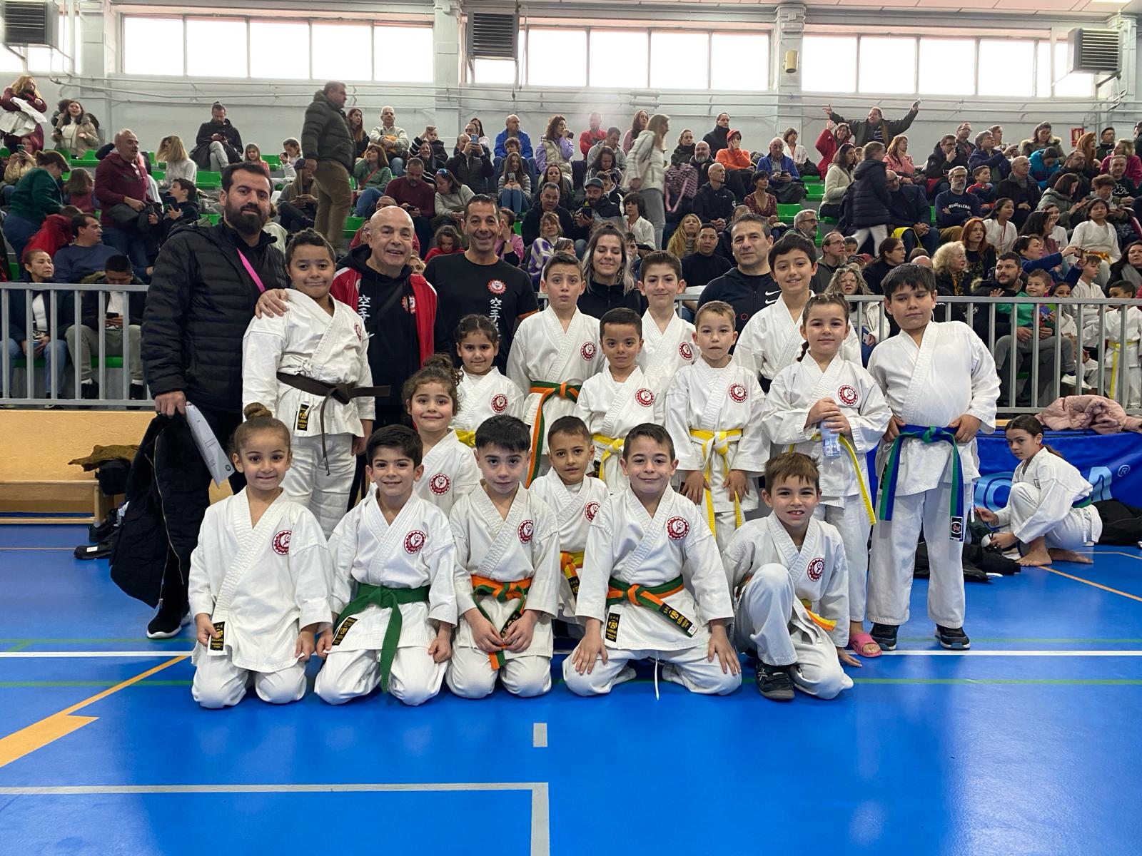 Clasificados 38 alumnos de la Escuela de Karate Humanes para la segunda fase de los Juegos Deuko de Kata Infantil