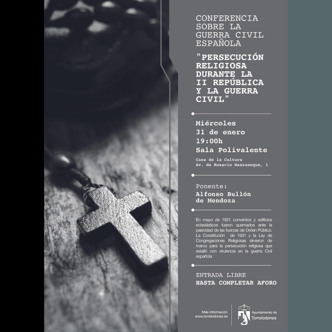Conferencia "Persecución religiosa durante la II República y la Guerra Civil Española"