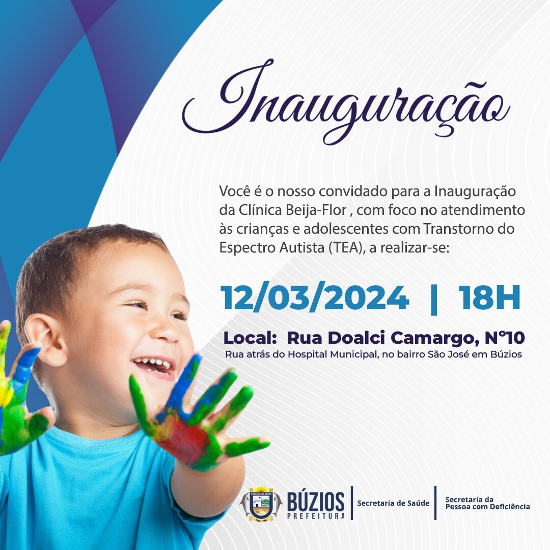 Prefeitura de Búzios inaugura Clínica Beija-Flor: novo espaço para cuidados em saúde mental de crianças e adolescentes