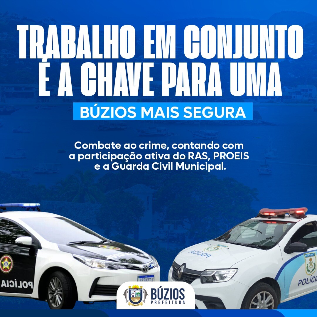 Trabalho em conjunto é a chave para uma Búzios mais segura